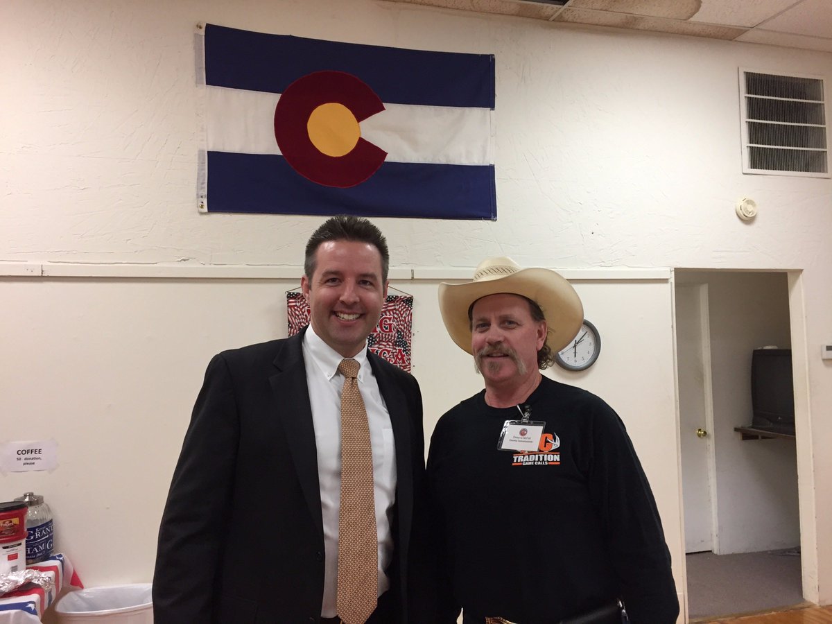 chancehill's tweet photo. Fremont County Commissioner Dwayne McFall Endorses Chance Hill for CU Regent! https://t.co/KJ4zIpoL9D