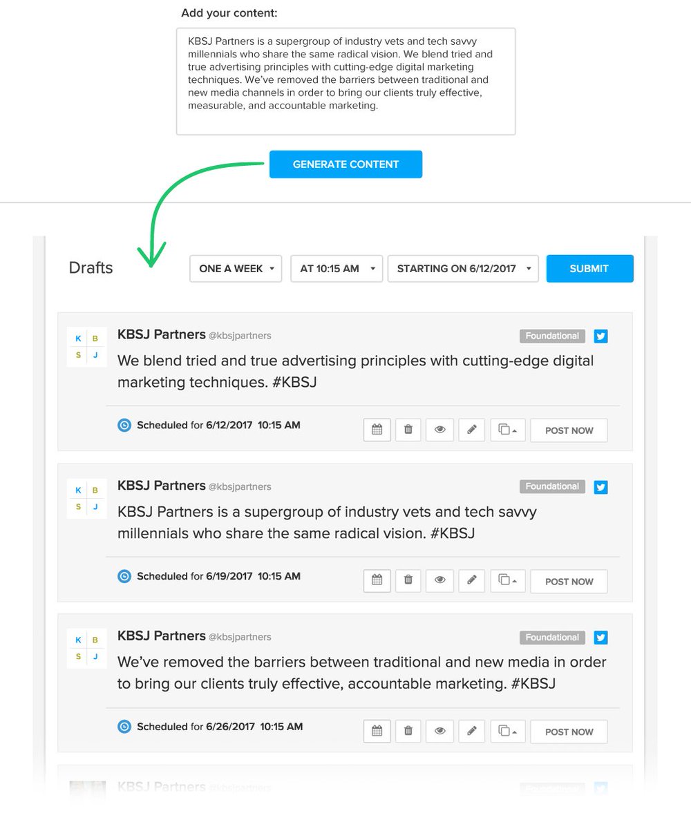 LatelyAI's tweet photo. Turn longform content into perfect little nuggets of social-ready goodness in seconds, with our Social Post Generator. #freethemarketer https://t.co/yJk2nns8xn