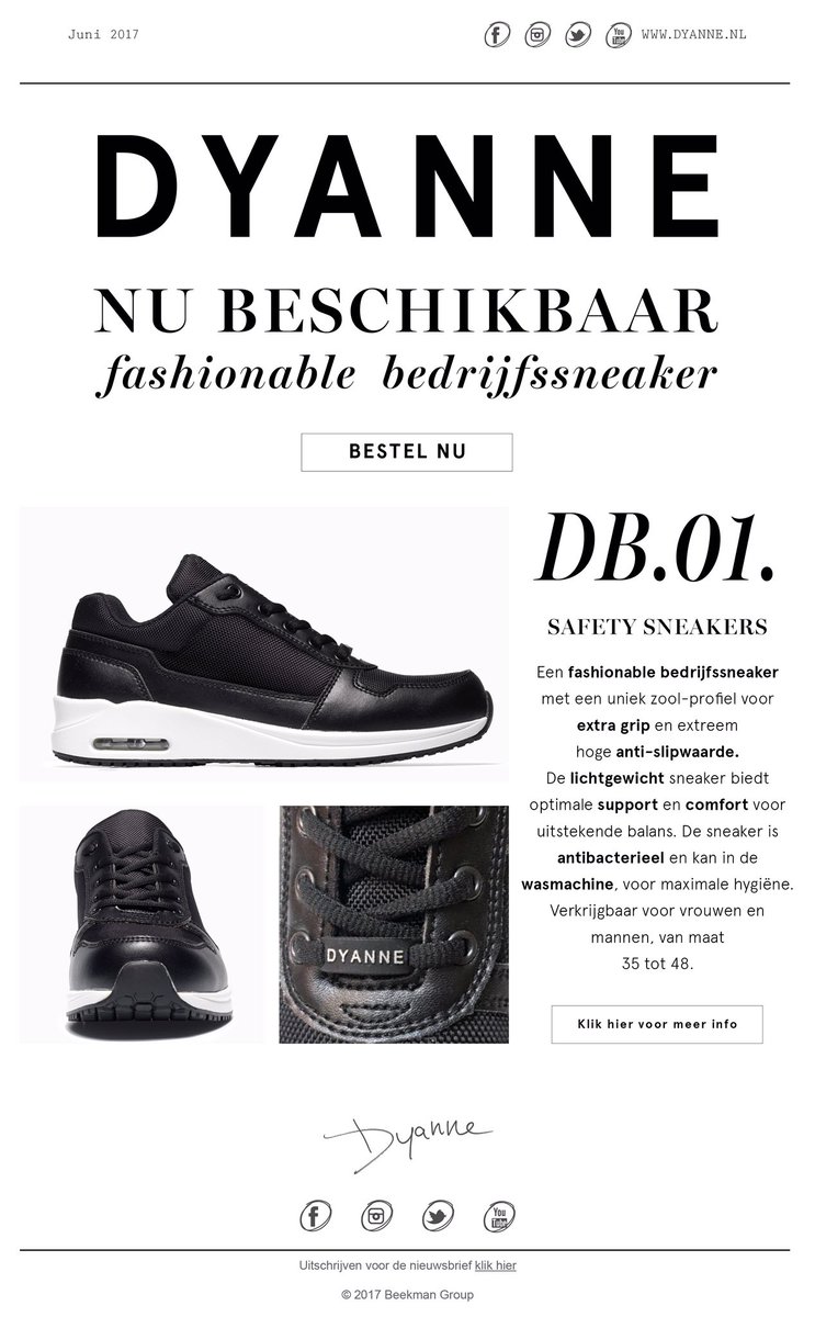 DB.01 sneaker low White | Beekman Staffstyling