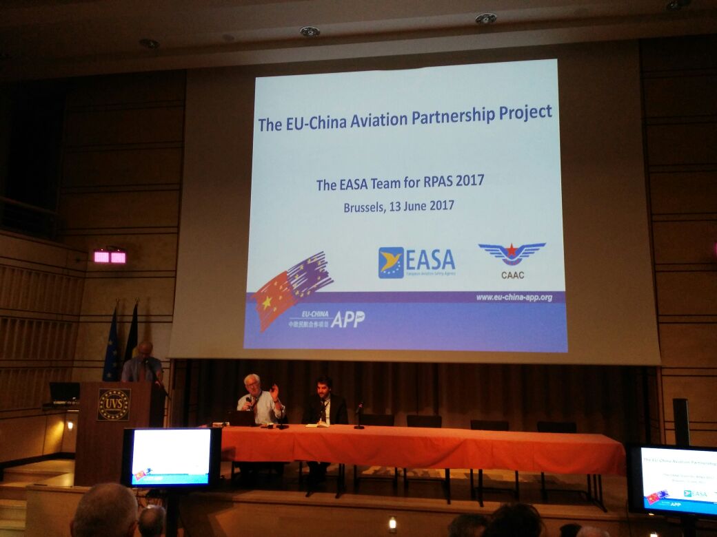 EuroUSC_Italia's tweet photo. .@EuroUSC_Italia at the UVSI RPAS #Conference 2017 at the Royal Academy. Follow us also tomorrow! #RPAS2017 #rpas #avgeek #drones #Brussels https://t.co/pWS7EFYkao