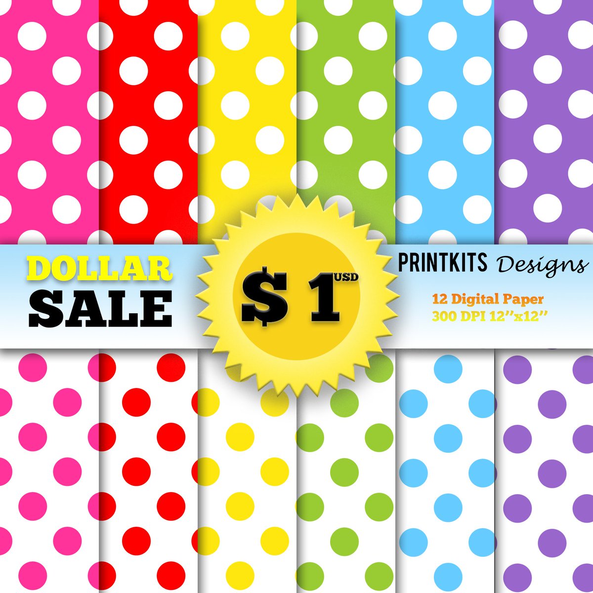 Printkits's tweet photo. Summer is coming – Digital Paper Sale by #Printkits #digitalpaper #digitalpapersale #Etsy #PolkaDotPaper
  https://t.co/jJW5WzllpJ https://t.co/uQforgHuMN