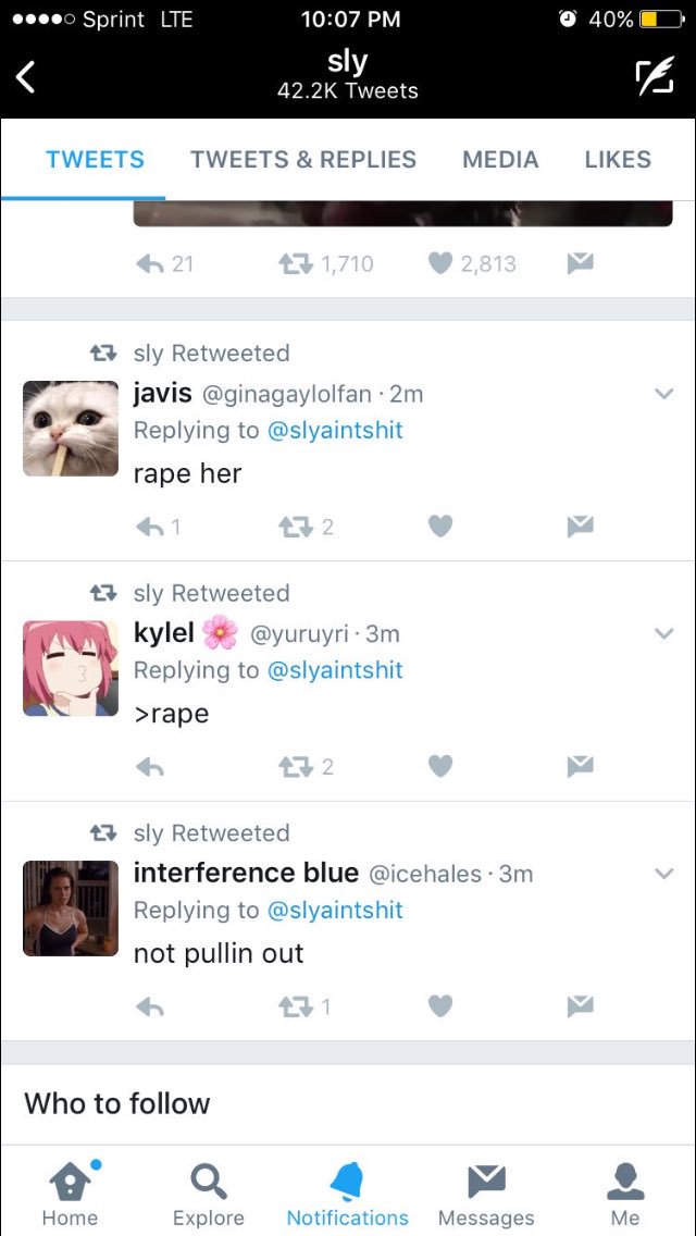 parismercier20's tweet image. @ginagaylolfan Not sure how you feel comfortable enough to say something so fucking disgusting, but you need serious fucking help