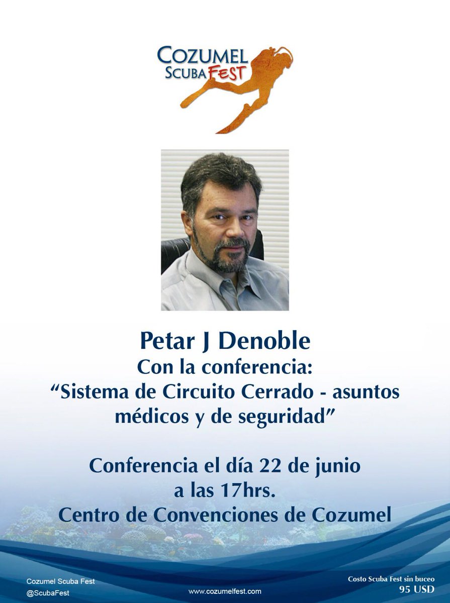 FPMCOZUMEL's tweet photo. He aquí, algunas de las importantes conferencias que habrán en el #ScubaFest #5aEdicion #IslaCozumel https://t.co/NkrWCJawqo