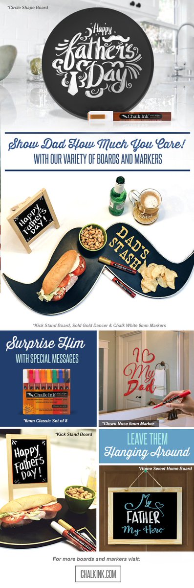 ChalkInk's tweet photo. Fathers Day Ideas! #Chalkink #fathersdayideas #crafts #fathersdaymessge #dad #chalkboard #chalk #Chalkmarker #liquidchalk https://t.co/3xBOd7LK1v
