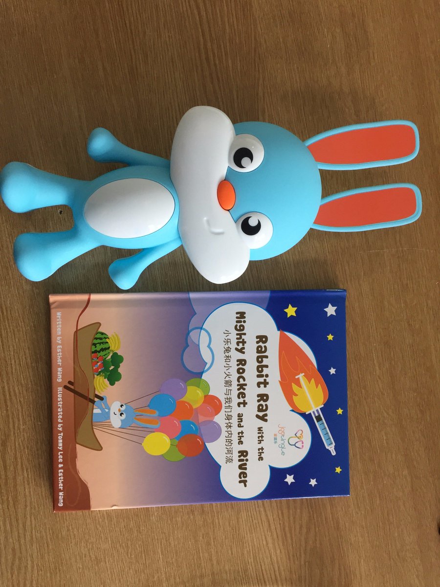 Action4SickCh's tweet photo. Look what's arrived at our office, Rabbit Ray, a fab toy that helps explain medical procedures to children. @SteppingHillHospital #MPOPA https://t.co/Y4yVvERWsv