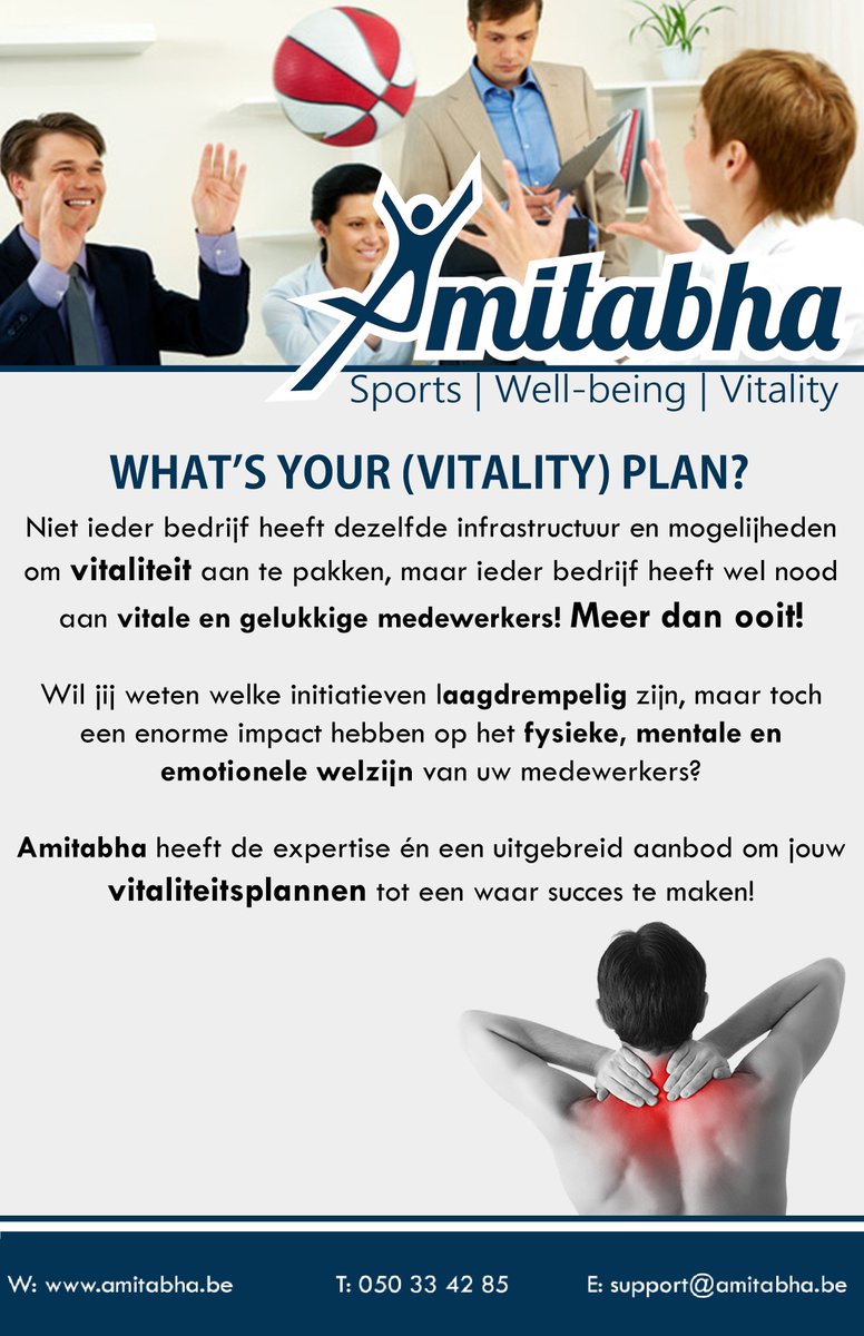 Stippel nu uw #vitalityplan uit samen met ons! Bekijk hier wie u al voorging: amitabha.be/referenties