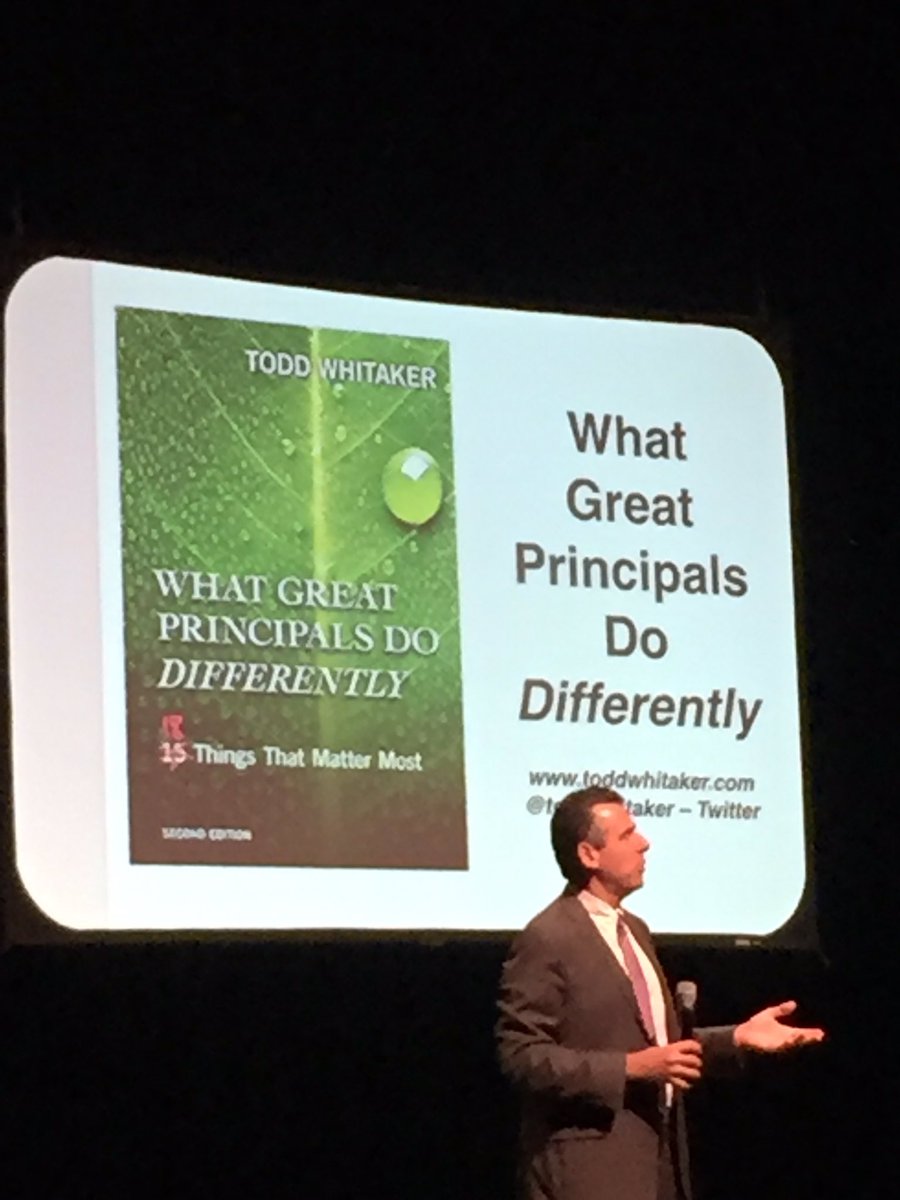 What Great Principals Do Differently #veryengaging #seasonsoflearning #toddwhitaker