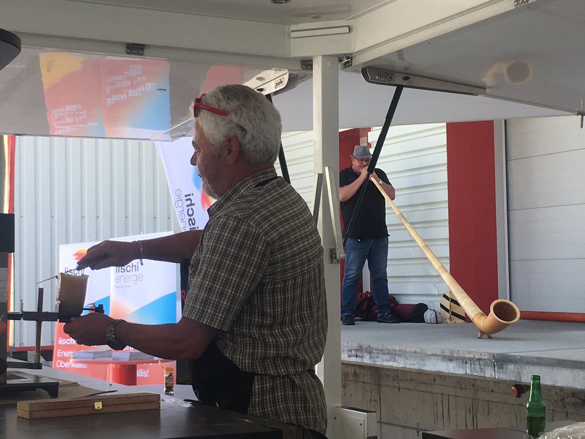 TeamTeslaS's tweet image. We passed the Furka and delicious Raclette in Bitsch. #Wave2017 #TeslaSharing