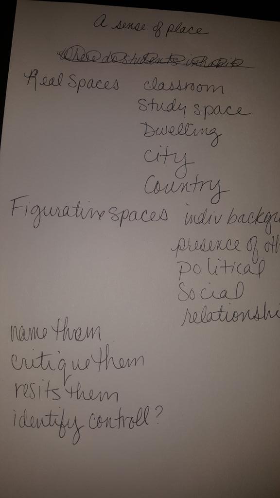 wattsac3199's tweet photo. What other senses of ecological space have I not thought about? #ENG758 https://t.co/So4NEkOp2z