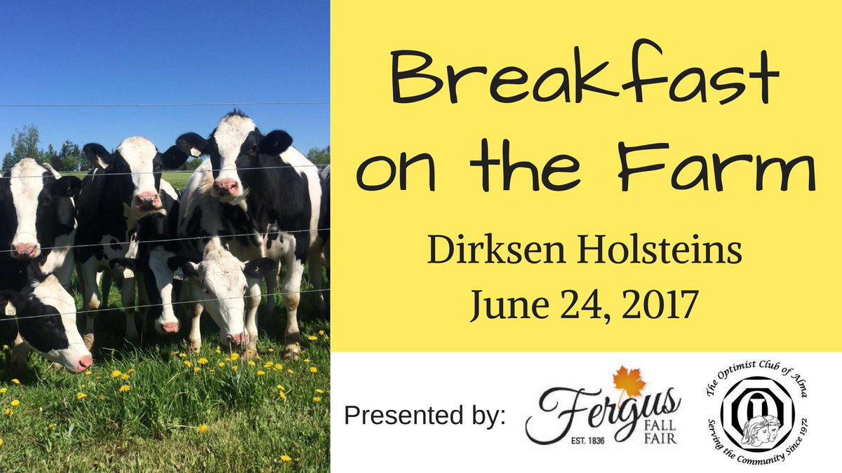 WallensteinFeed's tweet photo. Breakfast on the Farm at Dirksen Holsteins is coming up, see you on the 24th!
@vdirksen @mattdirka @BLFarmServices @FeedsDairyCows
#OntAg https://t.co/JnfWCmNQvw