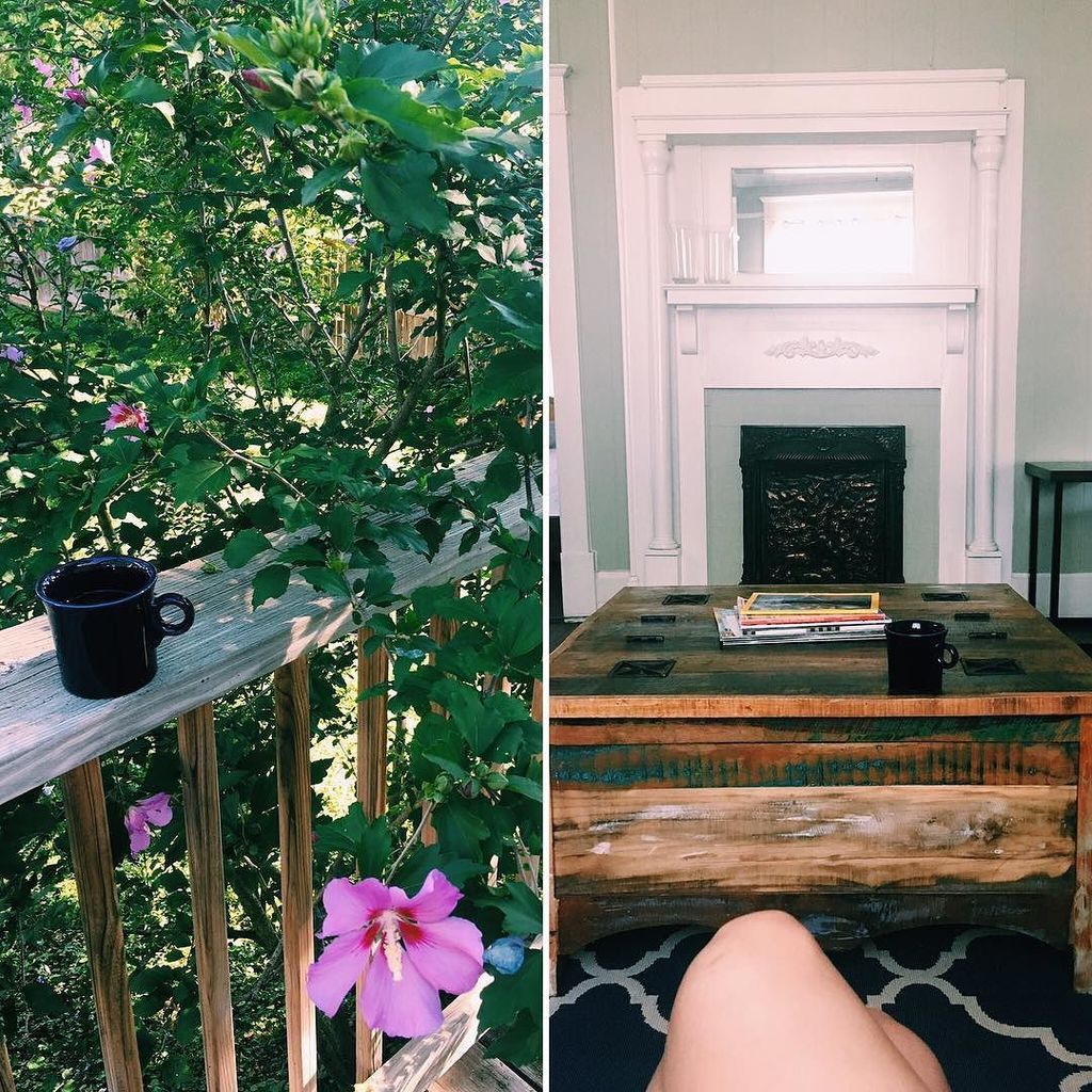 PattyLanser's tweet photo. Morning. #12southnashville #airbnb #lastdayofvacation https://t.co/c0K1iq0rDm https://t.co/36zHdUhgGK