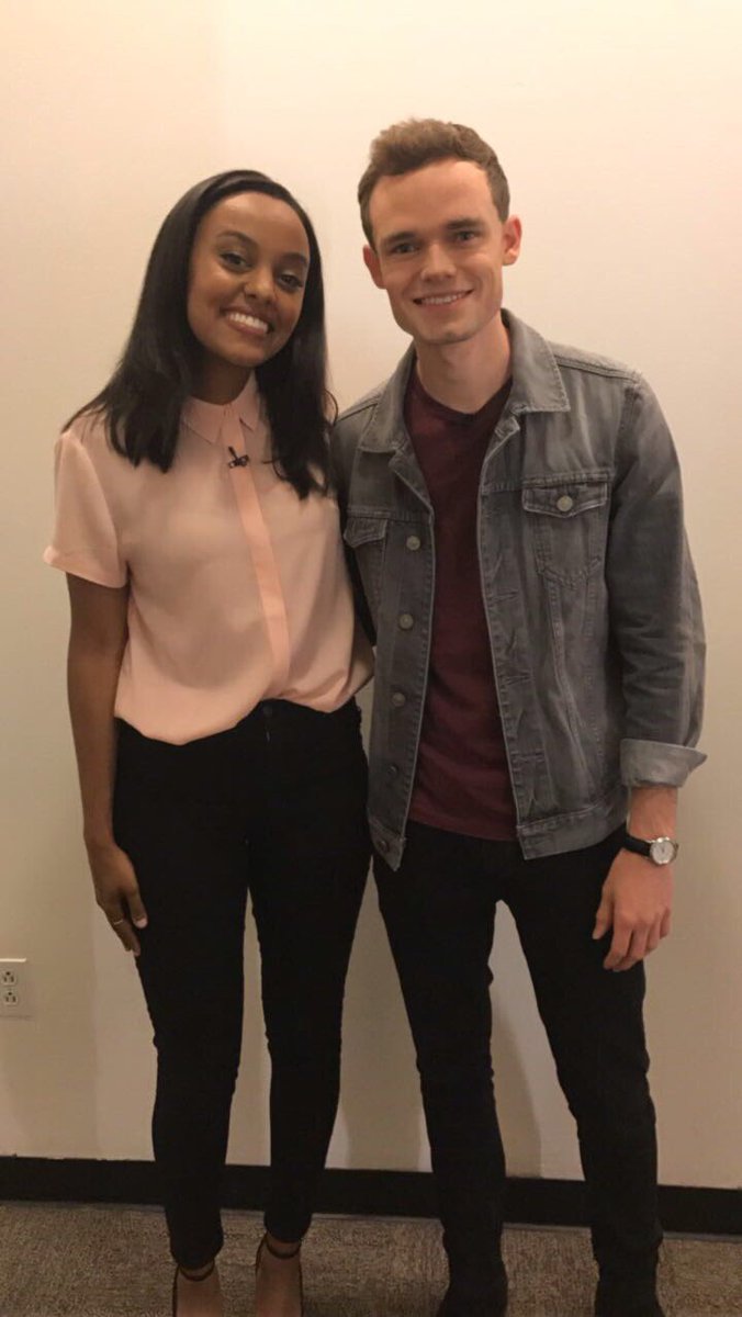JamesTWmusic's tweet photo. Thank you @itsruthb for joining me on GMA. You smashed it! We've got something to show you all very soon. 🎁 https://t.co/yQ7iCD1NS6