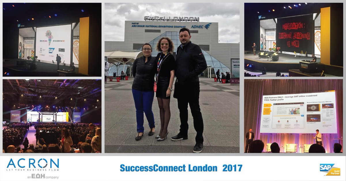 AcronCons's tweet photo. ACRON HR ekibi Londra'da SuccessConnect 2017 etkinliğinde! #SuccessConnect2017 https://t.co/V0MJlAeaAP