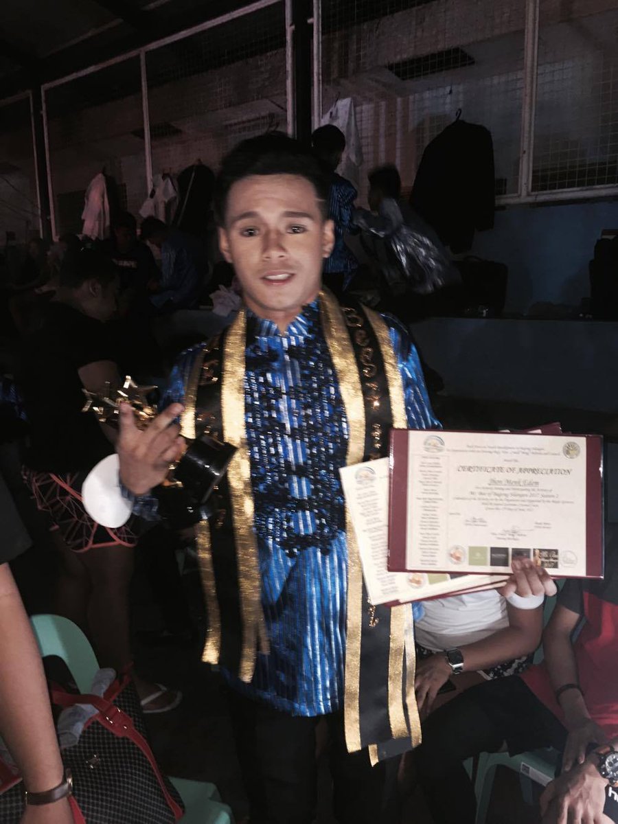 iam_menkie's tweet photo. Mr' bae 2k17 3rd runner up Di na masama yes😍😊😘
#bestinsummerwear
#bestinformal
#17 https://t.co/W9P23bAtLT