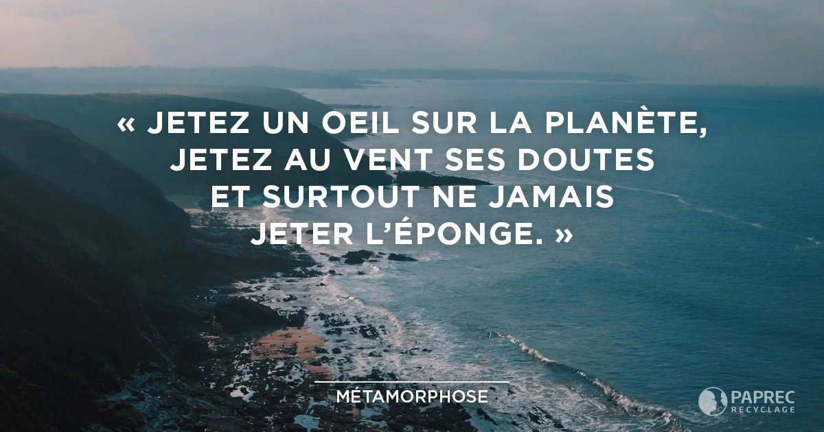 Paprec_Group's tweet image. Parce que c’est en recyclant que nous préserverons les ressources de notre planète #RecycleForTheFuture goo.gl/yLYPuy  #paprec