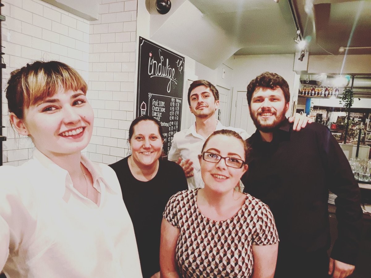 Always time for a quick team #selfie after the pudding night rush! #theAteam #puddingnight #Saturday #dorchester
