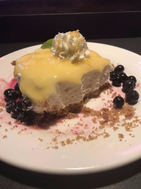 NewTheatreKC's tweet photo. When ur dessert looks so good u forget to take a picture until it's halfway gone...😋 #TastyTuesday #DixieSwimClub #CrostataAlLimone #SoGood https://t.co/8gI94CfQYs