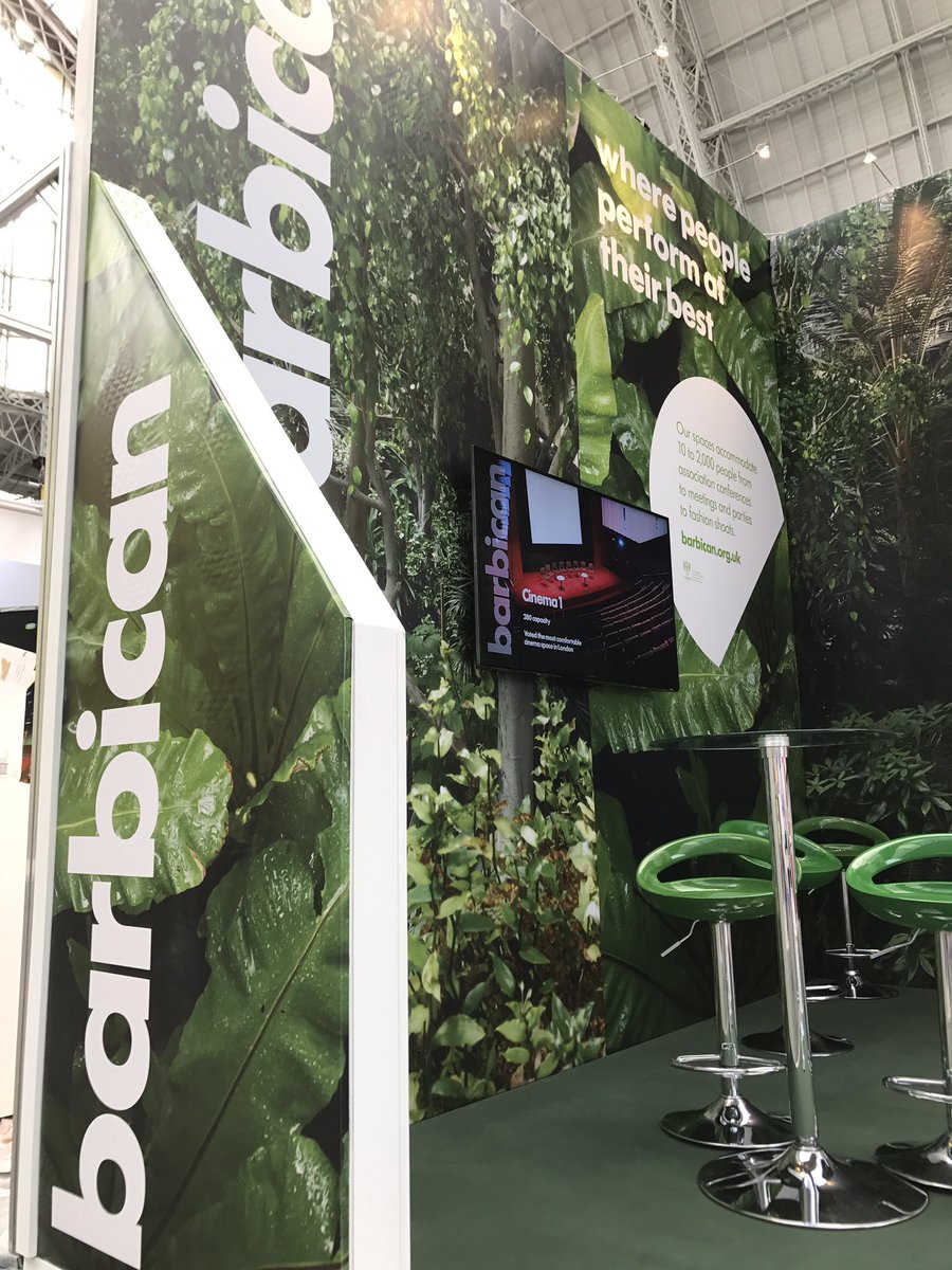 Good luck at <a href="/meetingsshow/">The Meetings Show</a> <a href="/BarbicanVenues/">Barbican Venue Hire</a> #iguanaCre8