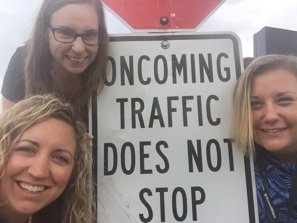 flincicu's tweet photo. Joy is essential to learning and collaborating @iSummitWisco @ckoniecz and Sarah B #stopcoll aborateandlisten https://t.co/D8FoQQk63L