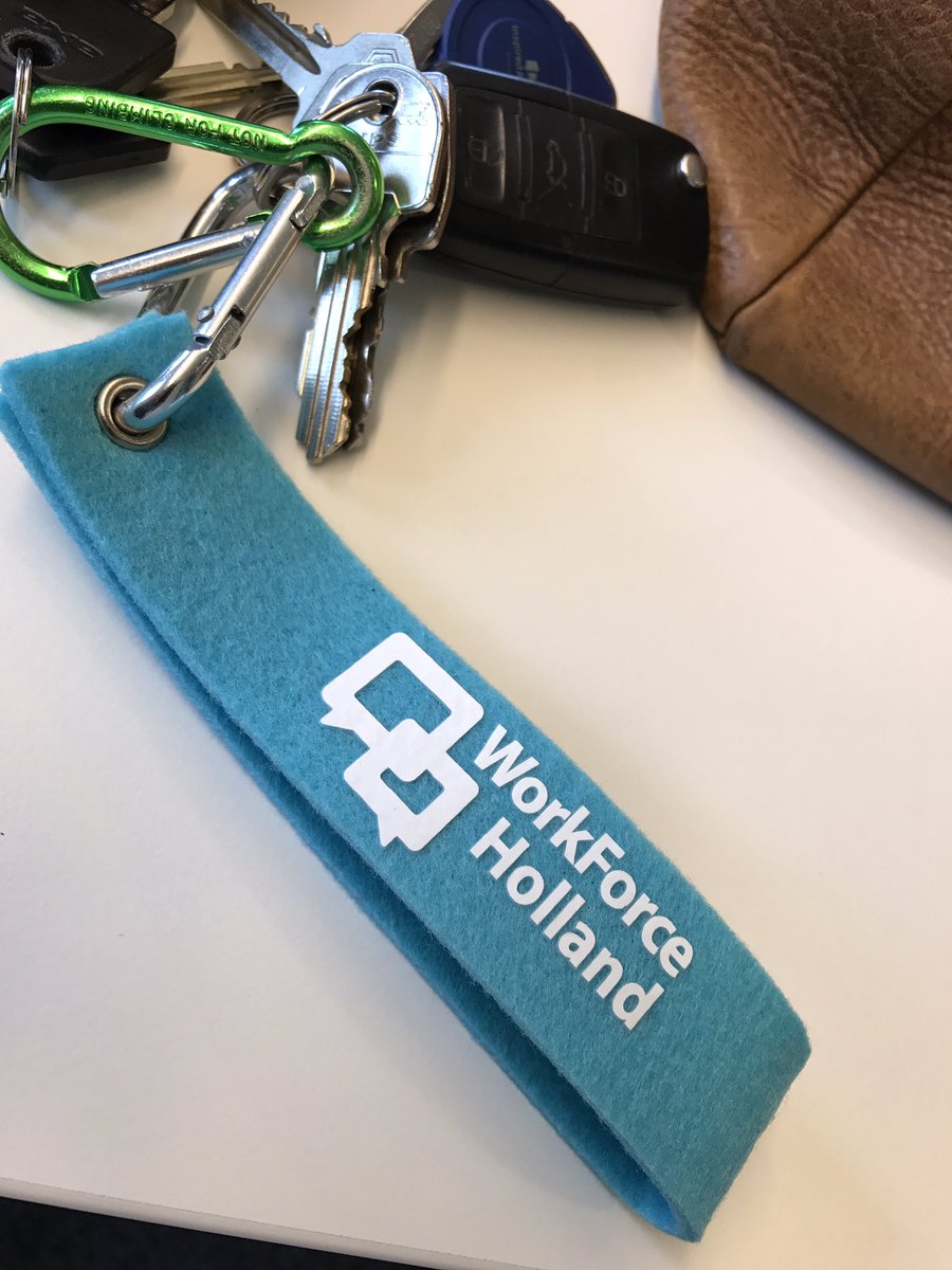 WFHolland's tweet photo. Nooit meer sleutels zoeken in de tas 😃Heel blij met de nieuwe WorkForceHolland-sleutelhanger, top geregeld @Brandmore050 👍🏼 https://t.co/6yktAfnBxN