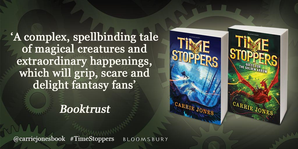 KidsBloomsbury's tweet photo. Praise for the #TimeStoppers series by @carriejonesbook, from @Booktrust! https://t.co/vBP4Ss4NHA https://t.co/giZOvH7jBN