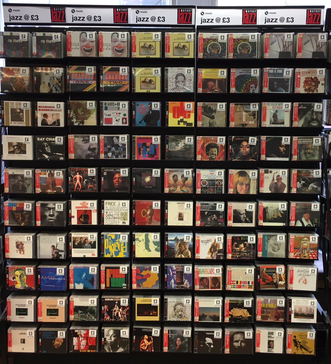FoppEdinburgh's tweet photo. INCOMING! We have a fantastic range of jazz and soul CDs in stock now from ยฃ3 and ยฃ4. Perfect for #FathersDay ! #Fopp #JapaneseEditions https://t.co/d8Vk3UDGZC