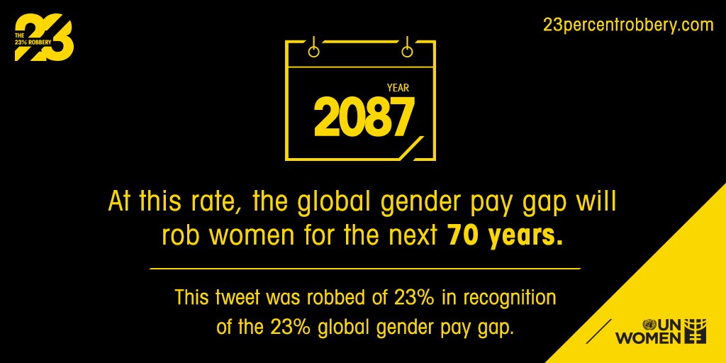LaurConnolly's tweet photo. At this rate██████global gen██r pay gap will rob women█████████next 70 years. #stoptherobbery https://t.co/HCns3lsoz4 @UN_Women https://t.co/dz1FfRqrbR