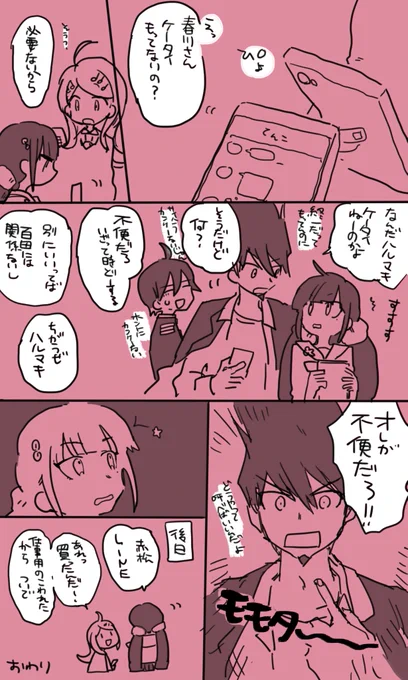 五億煎じくらいだろうけど描いた 育成計画時空百田とハルマキ 