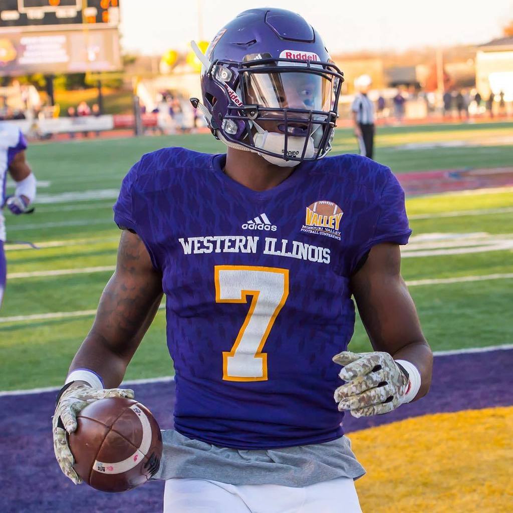 WesternILUniv's tweet photo. #WIUPride hits Arlington, TX as Lance Lenoir signs with Dallas Cowboys!
#AmericasTeam #WIU #LeatherneckNation 💜💛🐾🏈 https://t.co/HeqnPTZxos