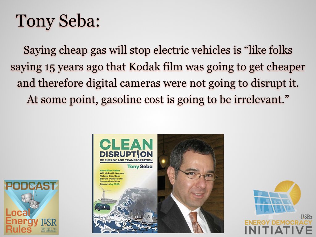 johnffarrell's tweet image. New vehicles could be EVs by 2030, says @tonyseba in #LocalEnergyRules pod. #EVReport ow.ly/UFCO30cywxm