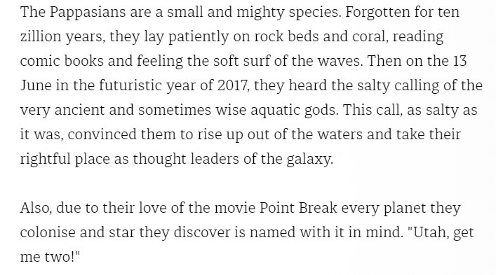 susiemcbeth's tweet photo. New cute #PointBreak inspired empire created today along with helpful (kinda) bio - Because Why Not 😛#UtahGiveMeTwo! #Stellaris https://t.co/7S8z3C6mlZ