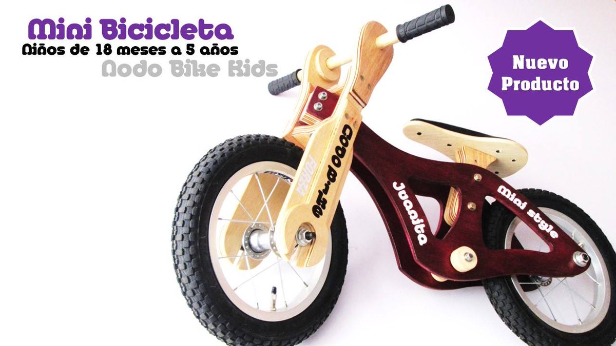 NodoBike's tweet photo. La primera Bici para tu hijo debe ser única, nosotros te presentamos la Mini Nodo, una bici de iniciación para niños de 18 meses a 5 años. https://t.co/6CHRdl2cZ7