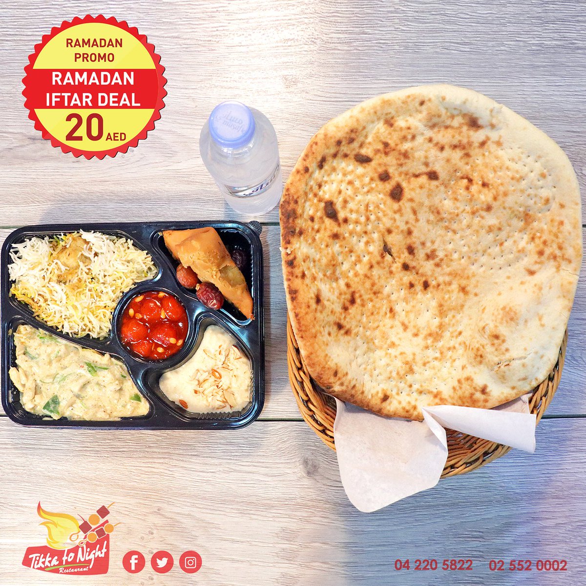 TikkaTonight's tweet photo. One of #TikkaTonight raving #Ramadan #Iftar deals only AED20. #Ramadan2017 #iamfasting #dubai #abudhabi #goodfoodindubai #pakistanicooking https://t.co/gjzcyBmxIe