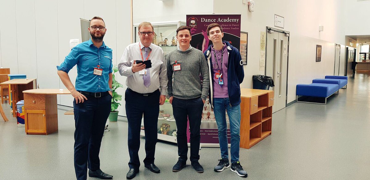 GuruBenKirkby's tweet photo. Great morning at Arch Bishop Beck College setting up Samsung Galaxy S8s. Staff extremely please with products and service that we provided https://t.co/JSonIf5MUN
