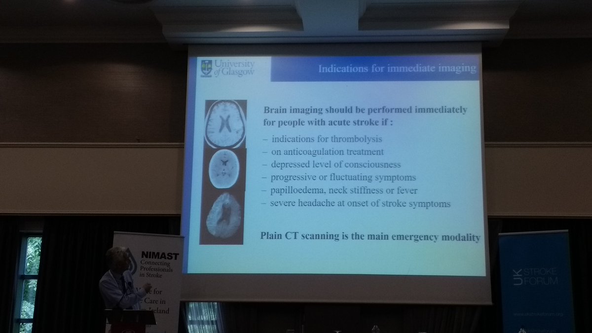 ShamimQuadir's tweet photo. Prof Langhorn @UKStrokeForum chair: thrombectomy & devices to prevent DVT in immobile stroke patients in latest @RCPLondon guideline #NISC17 https://t.co/06FYyf6k9S