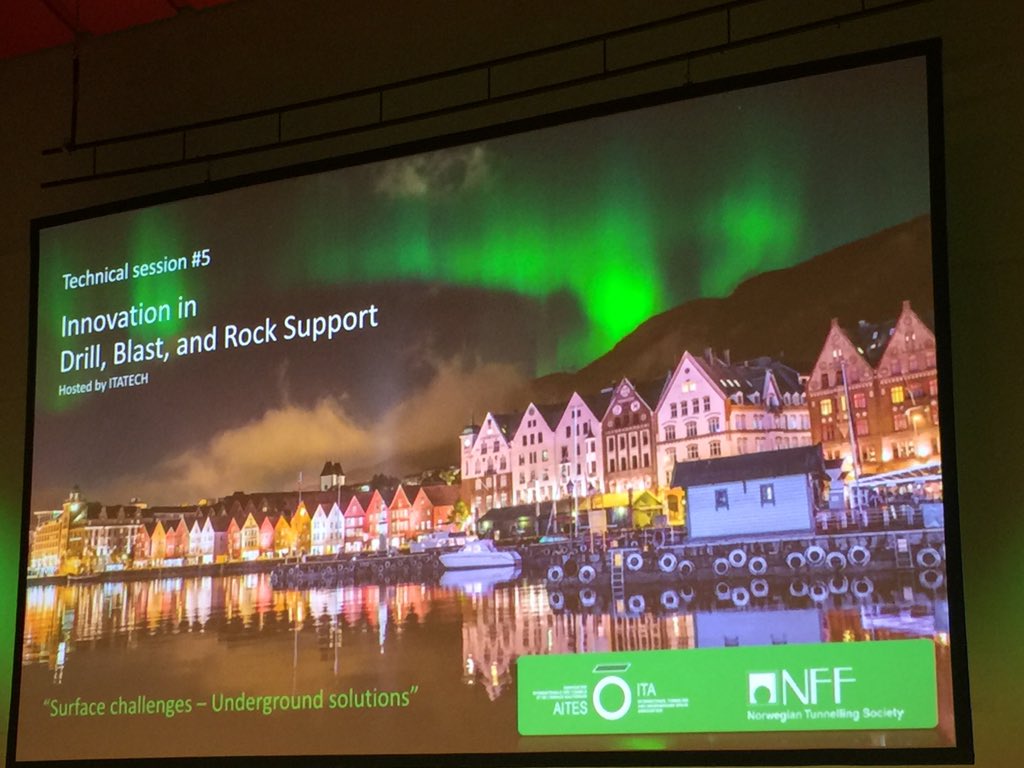 segarguz's tweet photo. #innovation un #Drill #Blast and #RockSupport in #Bergen #Norway @TunnelsOnline @BTS_Tunnelling excelent presentations @noticiasCDT #ITA https://t.co/RaZ1m5MLT2