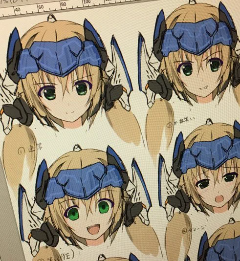 採用されてはいないけどアーテルの闇落ちフェイス案はキットの段階で提出してたり
元の設定の段階で謎要素が多い機体だけど
人間味のある表情含め色々落差を出したかったという意図は何となく伝わるかな 