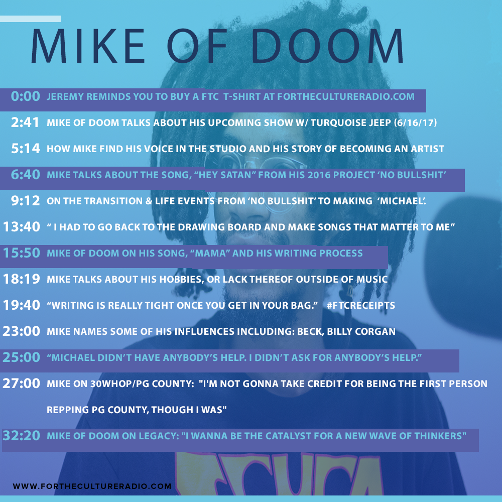 FTCRadio's tweet photo. Episode 41 w/ @MikeOfDoom | https://t.co/Utug9NeXvI | #FTCRadio | #aCreativeDC | #ImpactHubDC | #MadeintheDMV | #LocalfirstDMV | @30WHOP https://t.co/O8ztg6Nk05