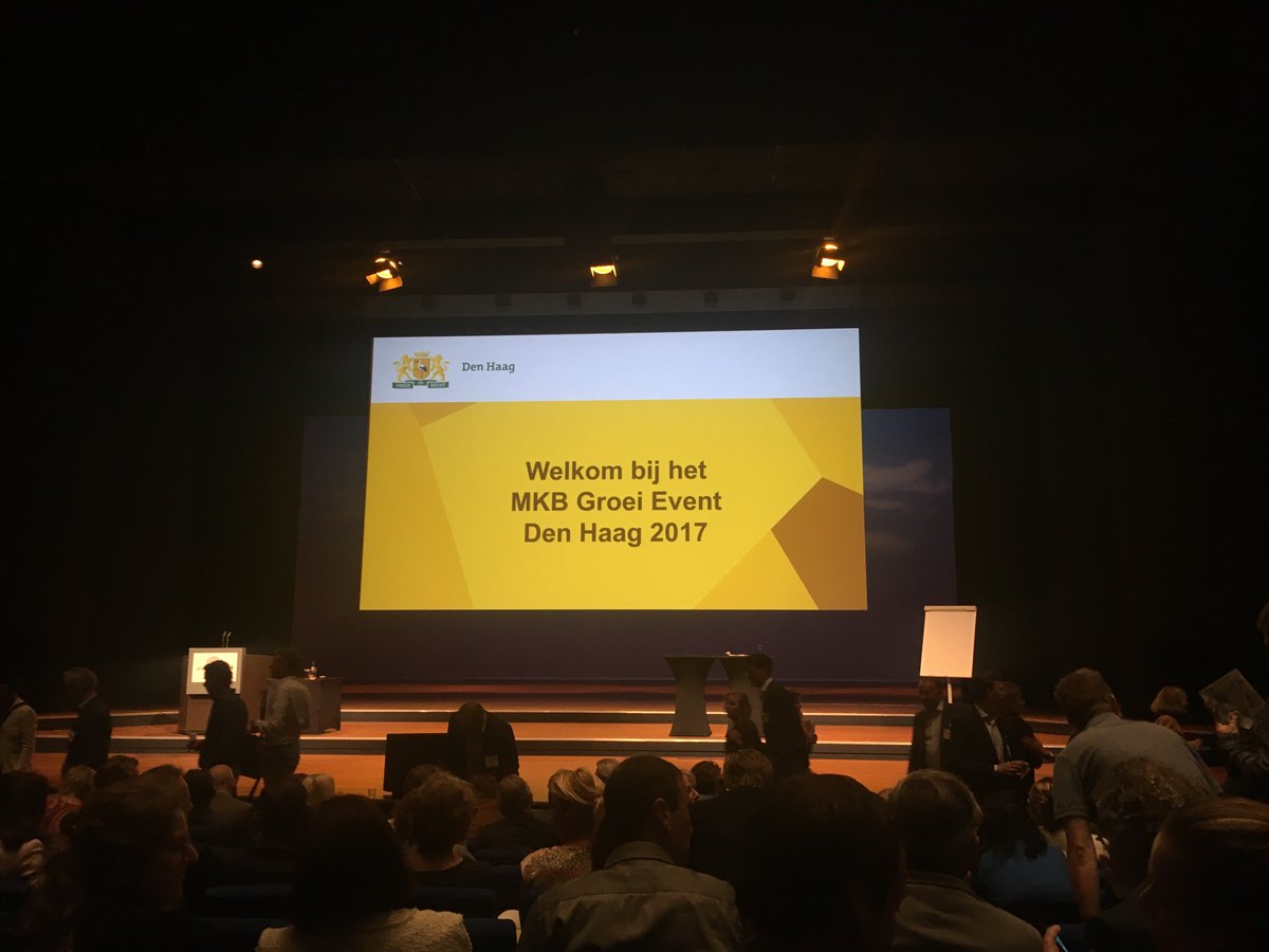 Bij het MKB Groei Event Den Haag 2017. Hopelijk leren we weer wat nieuws vandaag :) #MKBGroeiDH #businessevents #opportunities #networking