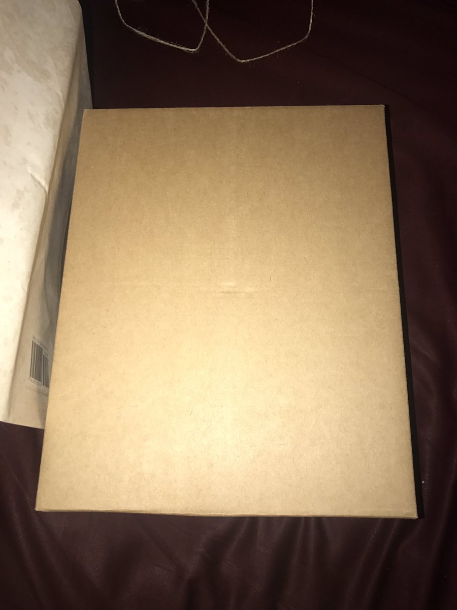 TheMysteryofGF's tweet photo. Unboxing time! The Journal is secure in a thick cardboard box underneath its beautiful "Item 618" wrapping https://t.co/7UkuOHnQIB