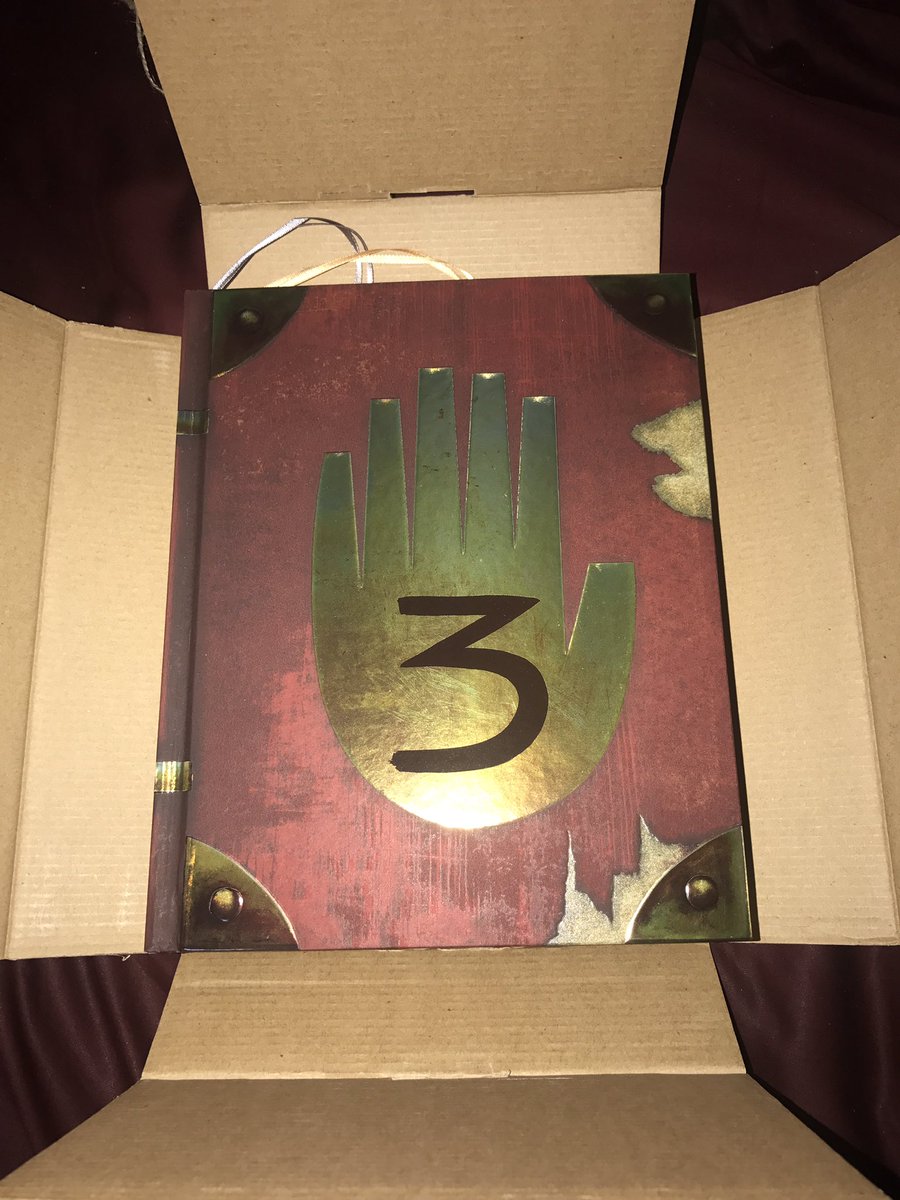 TheMysteryofGF's tweet photo. Unboxing time! The Journal is secure in a thick cardboard box underneath its beautiful "Item 618" wrapping https://t.co/7UkuOHnQIB