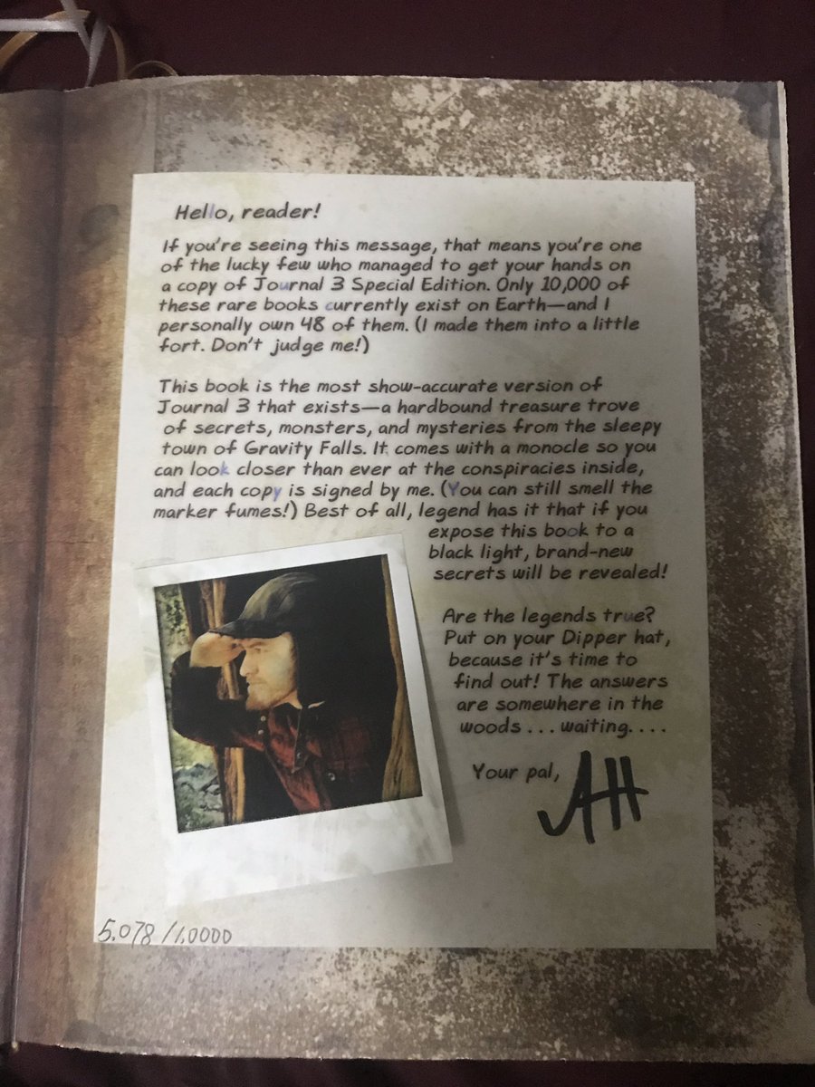 TheMysteryofGF's tweet photo. Unboxing time! The Journal is secure in a thick cardboard box underneath its beautiful "Item 618" wrapping https://t.co/7UkuOHnQIB