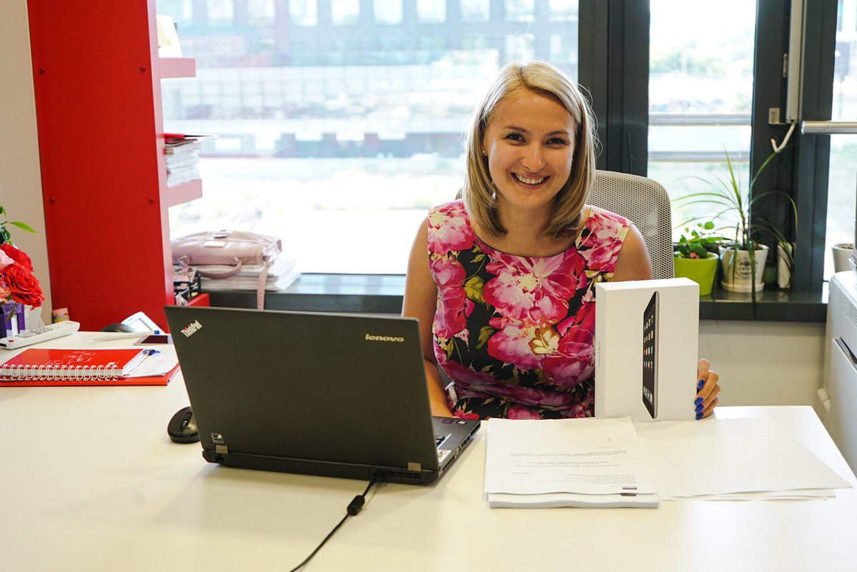 AdeccoRomania's tweet photo. Angajatul Trimestrului Q1 2017 este Ana-Maria Postolache - Office Manager #AdeccoRomania!
#greatplacetowork https://t.co/lkU4uZQFpw
