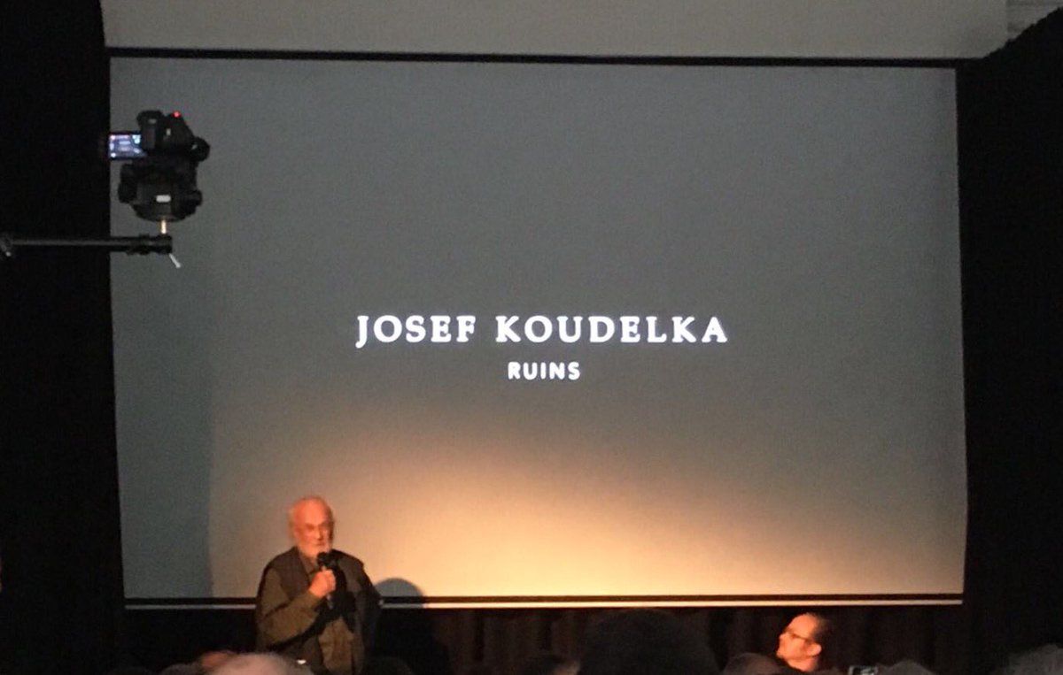 MMXgallery's tweet photo. Great start to #PhotoLondonFair18 talk programme last night @iiclondra
#JosefKoudelka #PhotographyMaster https://t.co/UWtF0gxORl