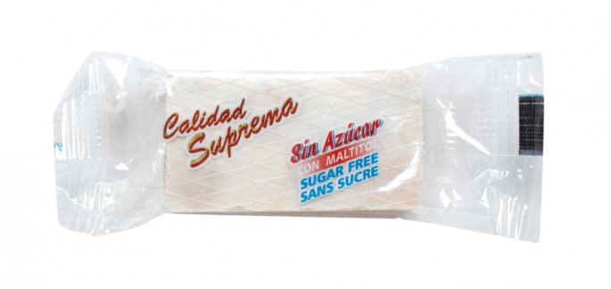 Nieuw in het assortiment van glutenvrij-suikervrij.be
NOUGAT AMANDELEN zonder toegevoegde suikers, geschikt voor diabetici.