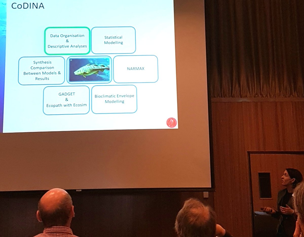 <a href="/NCoE_NorMER/">NCoE NorMER</a> alumni and <a href="/CEESUiO/">CEES - Univ. of Oslo</a> postdoc Becky Holt presenting an impressive set of methods for the CoDINA project at #ESSAS in Tromsø.