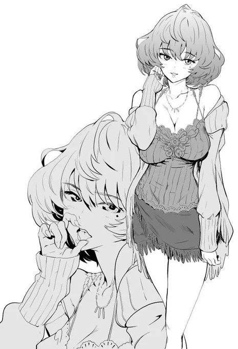楓さんお誕生日おめでとうございます。これは以前描いたやつですが楓さんまた描きたいのう… 