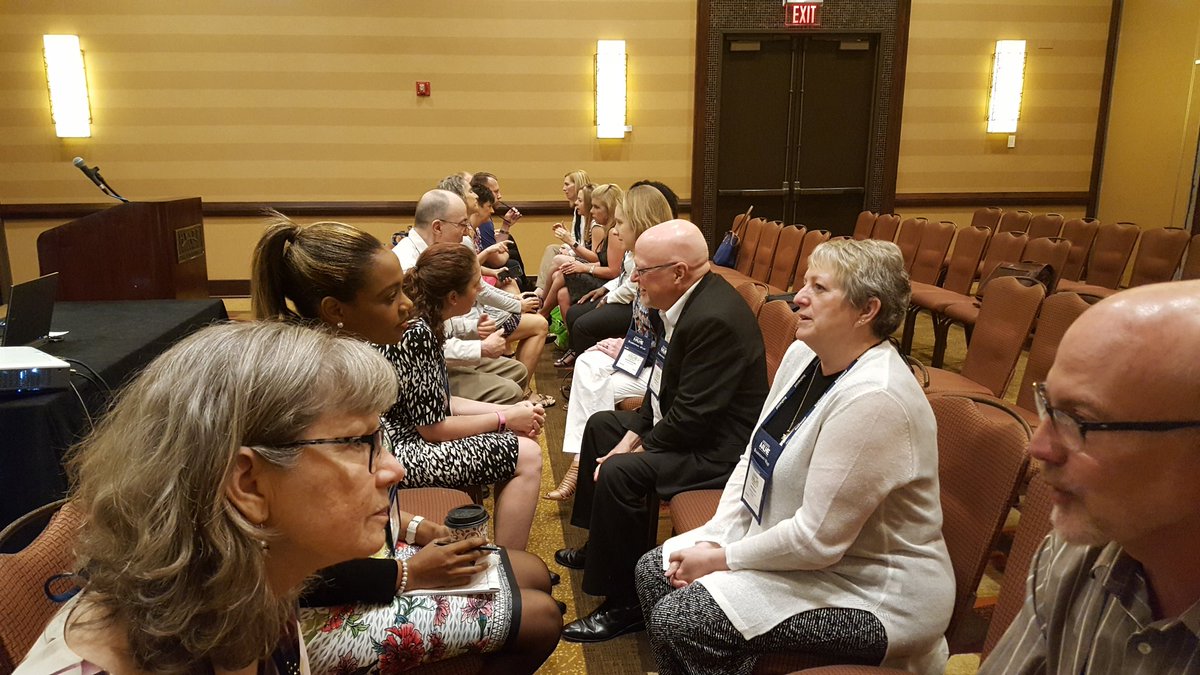 Speed Sharing in action. If you missed the 11am, have no fear there is another session today in in Regency South A at 3pm. Aalheconf#