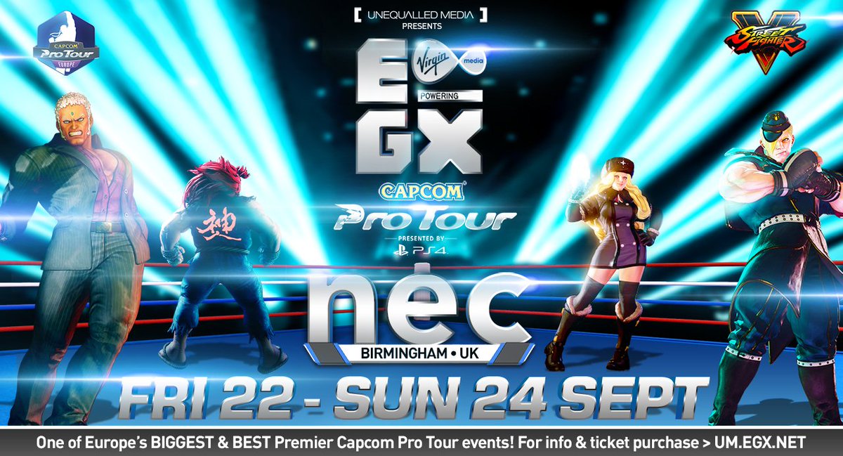 UnequalledMedia's tweet photo. On Sept 22-24 the amazing @EGX CPT returns! Attend one of the greatest events on the circuit! Get tickets &amp; info at https://t.co/avD6JsCT5O https://t.co/WNB9mKiVmU