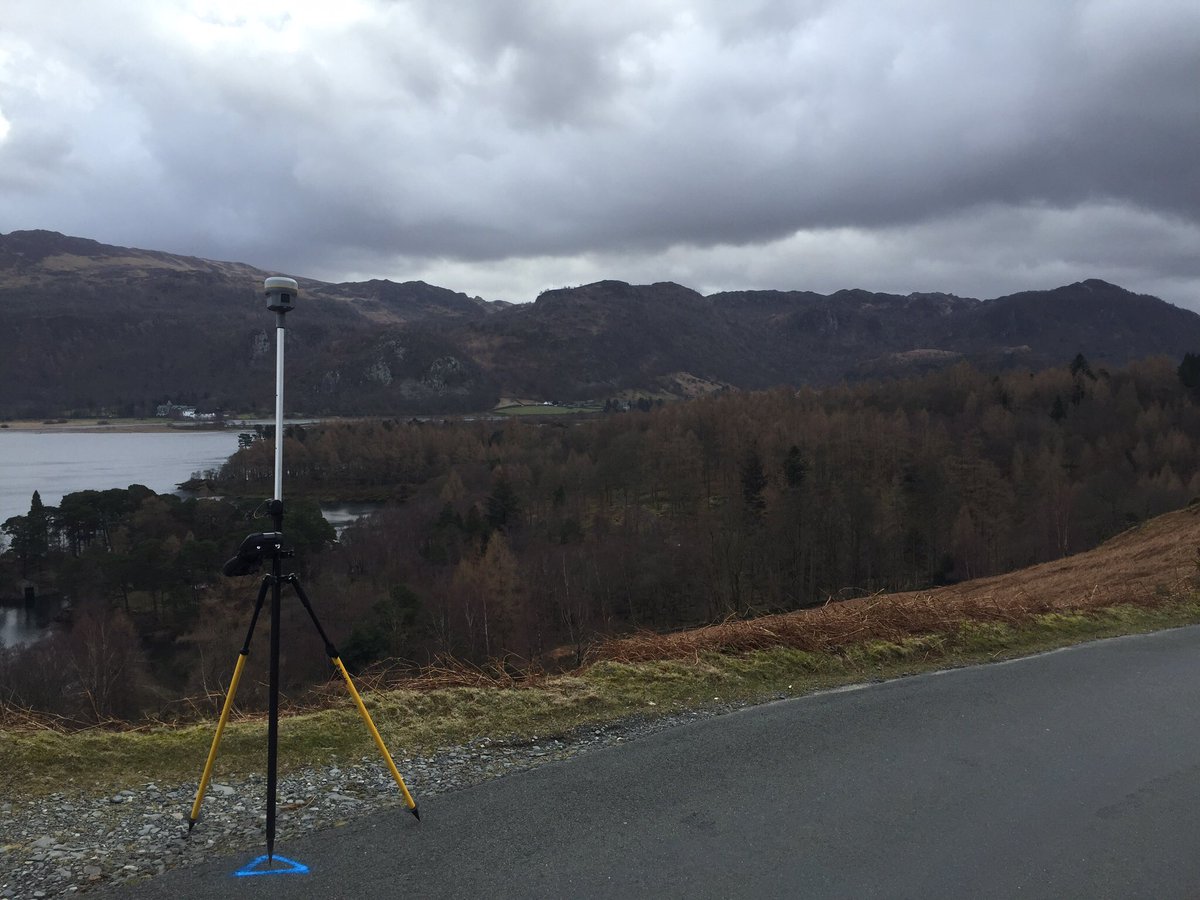 Site control being set for one of our #drone #uav clients, accurate site control ensures the survey is accurate !